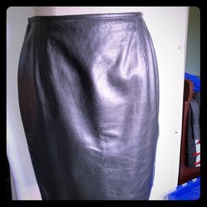 Lauren Women’s 100% Leather Skirt